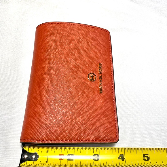 Wallet Leather Michael Kors Jet Set Charm Terracotta - Picture 4 of 13